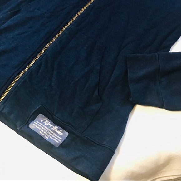 Chip Foster Navy Full Zip Hoodie - Picture 3 of 6
